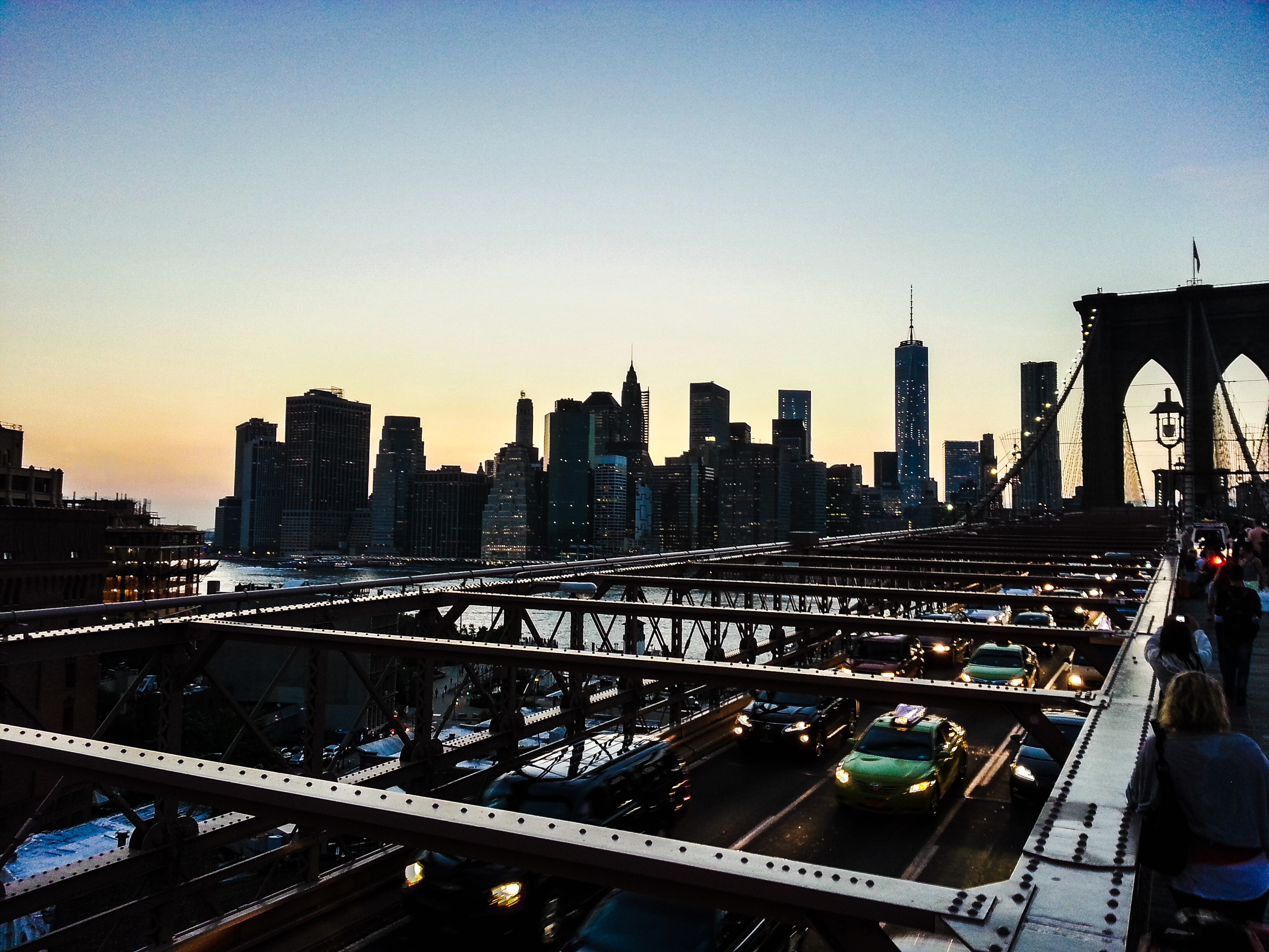 View from the Brooklyn Bridge