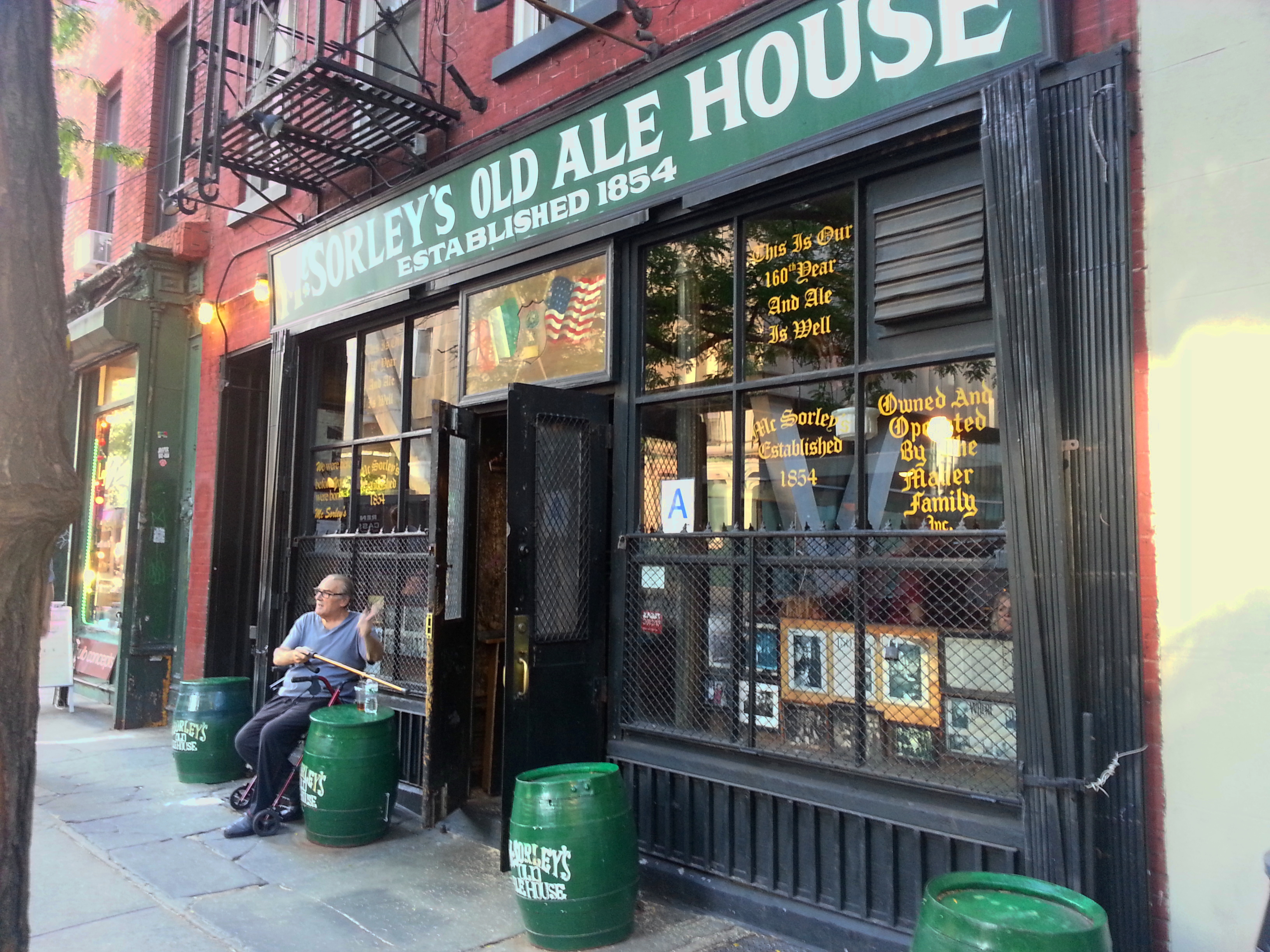 McSorley's storefront