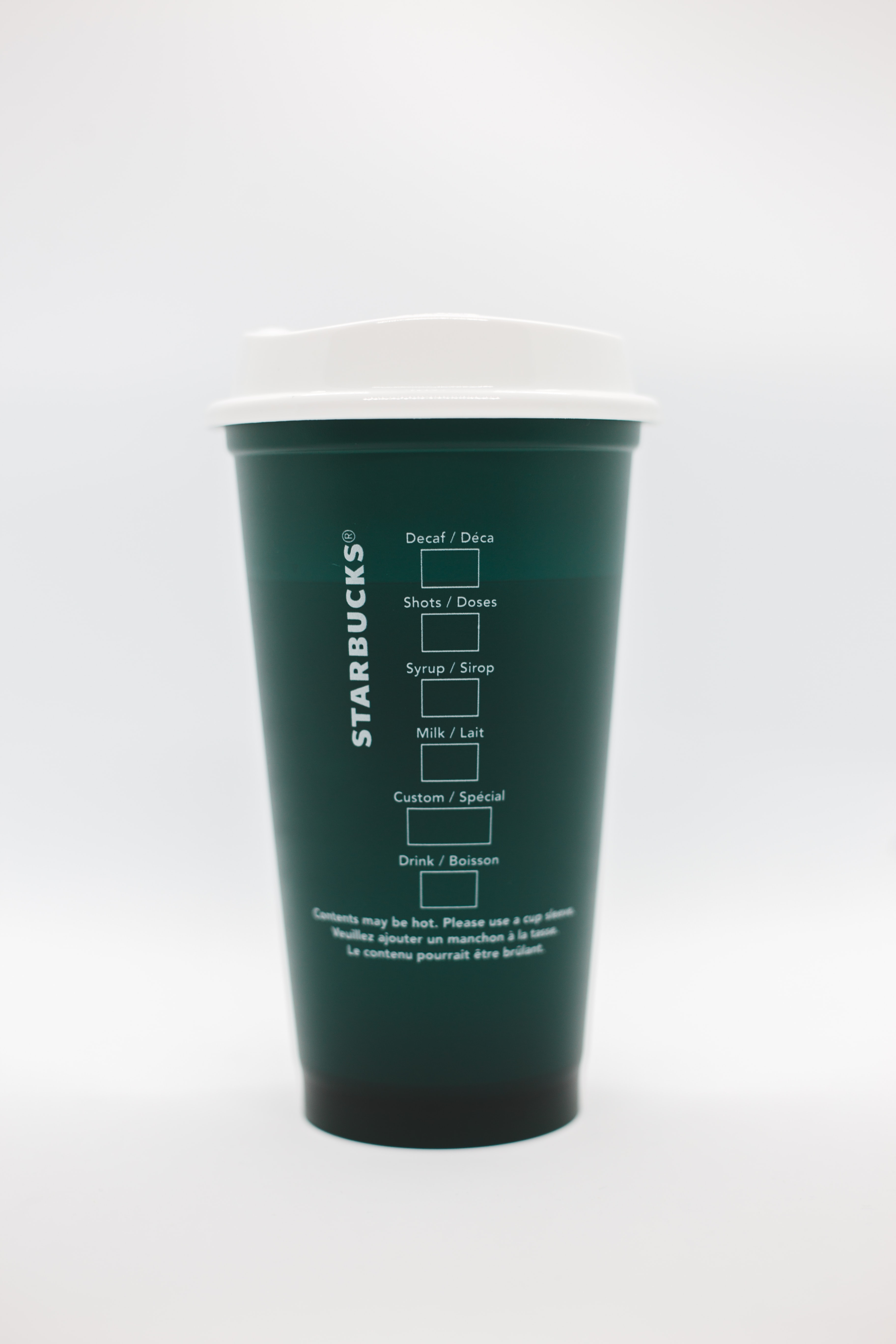 Starbucks cup showing kanban